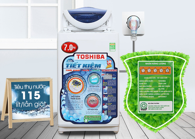 Máy Giặt Cửa Trên Toshiba AW-A800SV (7kg)