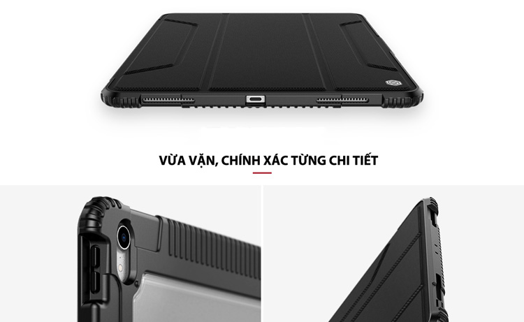 Bao da iPad iPad Pro 12.9'' 2018 (thế hệ 3) Nillkin with Pencil Holder
