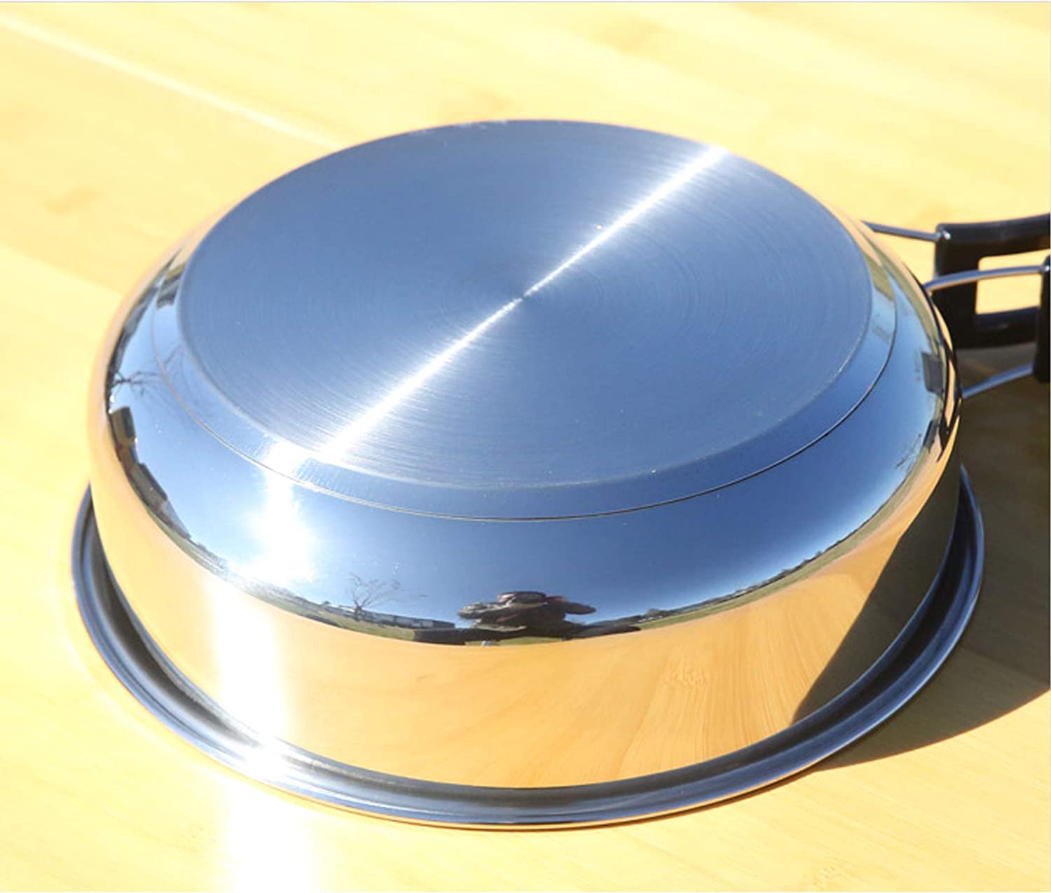 Bộ nồi nấu ăn dã ngoại bằng thép không rỉ Campingmoon Cookware MC-210 (6 người)