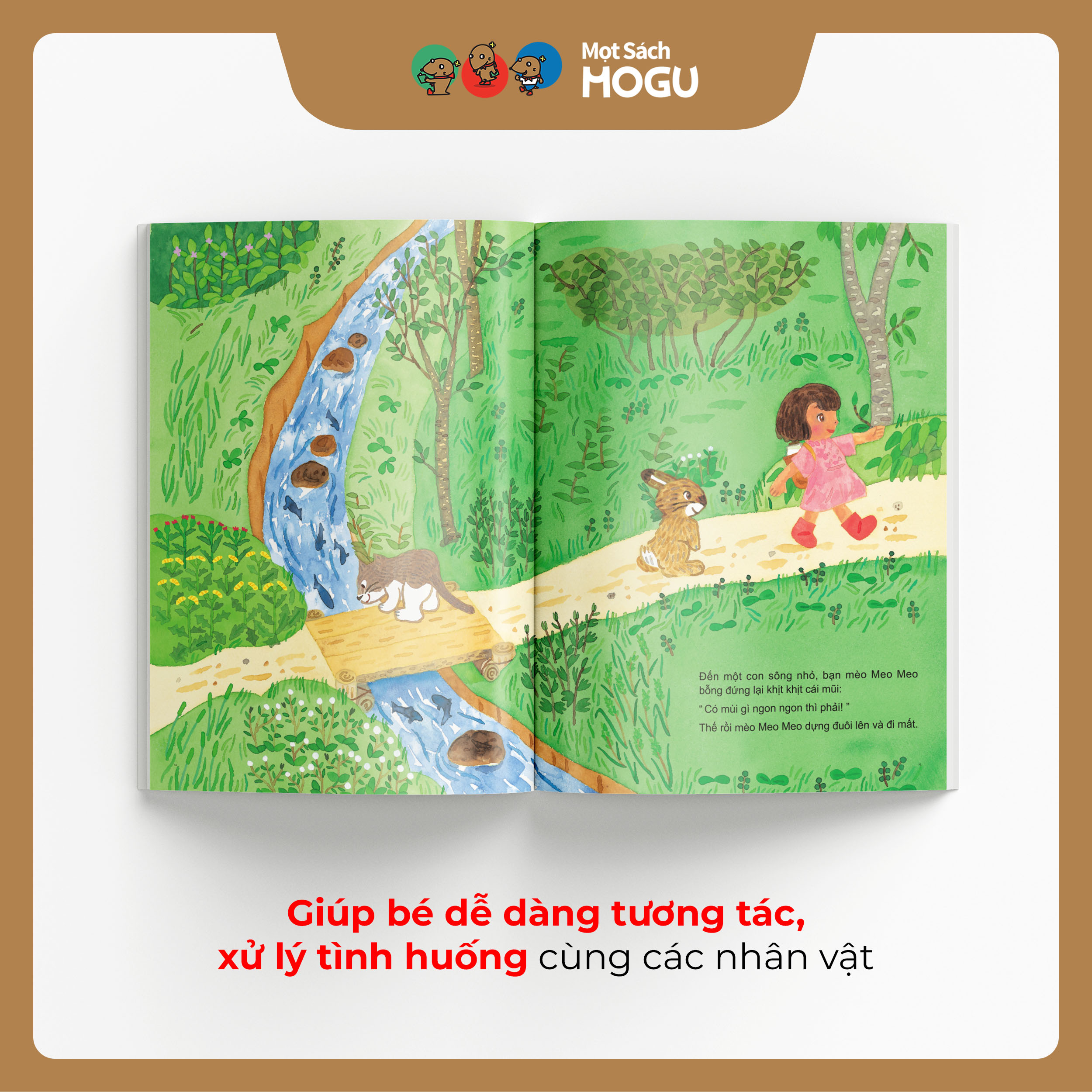 Truyện Ehon bé 3-4-5 tuổi - Đi Thẳng Đi Thẳng