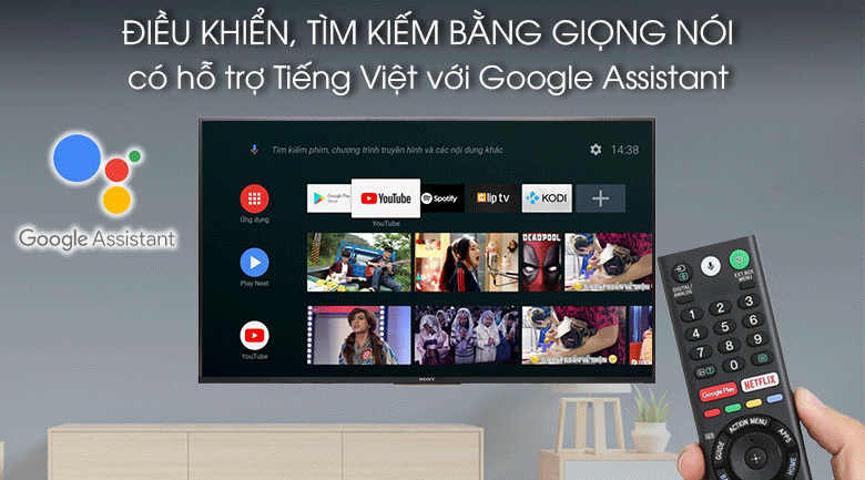 Android Tivi Sony 4K 75 inch KD-75X8000G - Hàng chính hãng