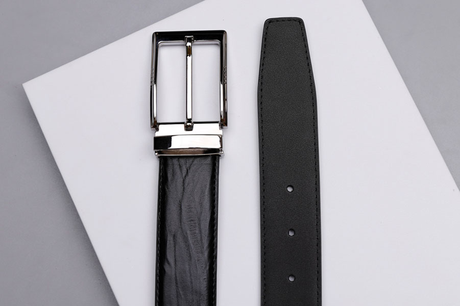 Thắt Lưng Nam Da Bò 4U T172T - Đen