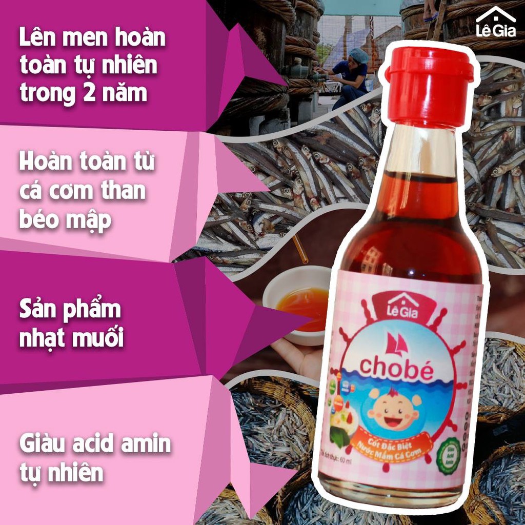nước mắm lê gia cho bé