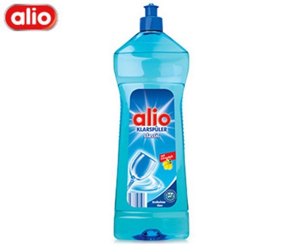 nước làm bóng alio 1000ml dùng cho máy rửa bát chén 1