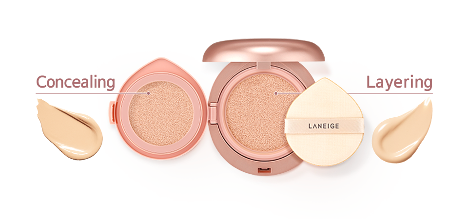 Kem Phấn Nền 2 Lần Che Phủ Laneige Layering Cover Cushion & Concealing Base (16.5g)