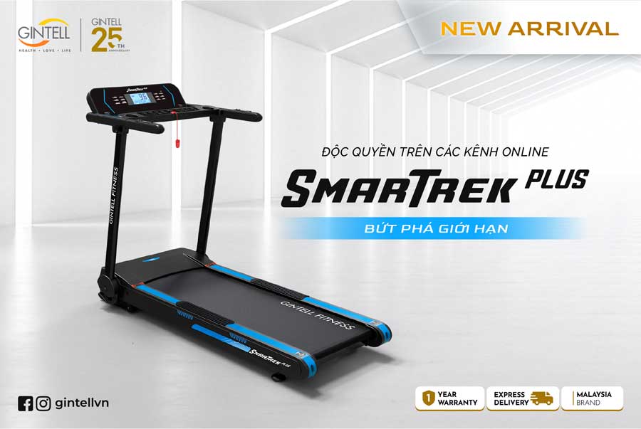 Máy chạy bộ tại nhà gọn nhẹ SmarTrekPlus