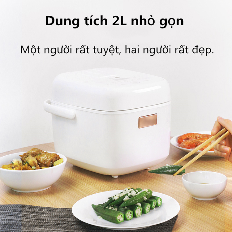 Nồi Cơm Điện Thông Minh Cảm Ứng Bugu R3 (2L) - Hàng Chính Hãng