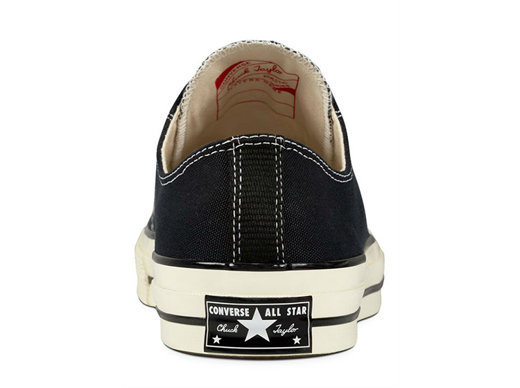 Giày Sneaker Unisex Converse Chuck Taylor All Star 1970s Black/w Low 2018