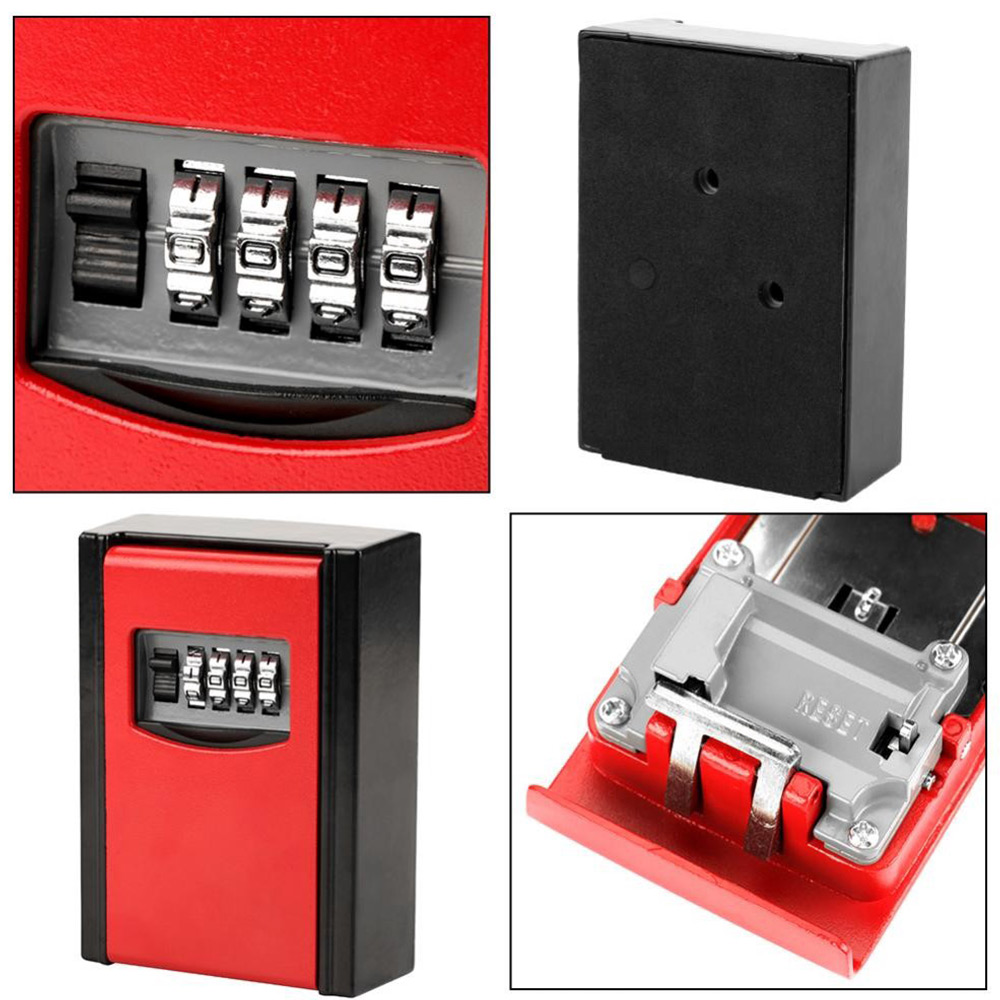 Password Key Box Safety Lock Box Creative Aluminium Alloy 4 Digit Code Pet Sitters Password Key Box Safety Lock Box Creative Aluminium Alloy 4 Digit Code Pet Sitters