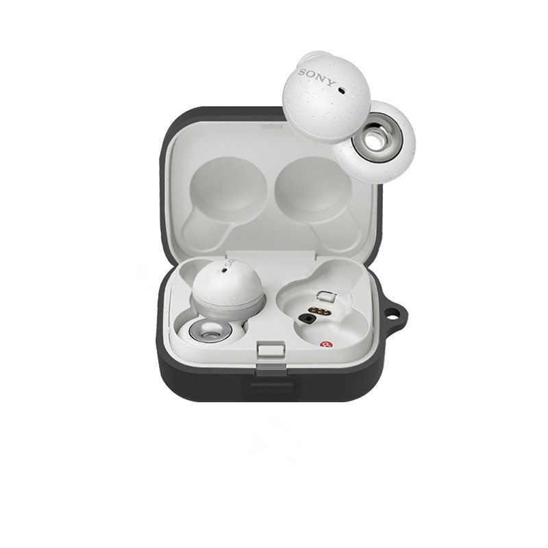 Ốp Case Silicon Dành Cho Sony LinkBuds WF-L900 Kèm Khóa Treo- Hàng Chính Hãng