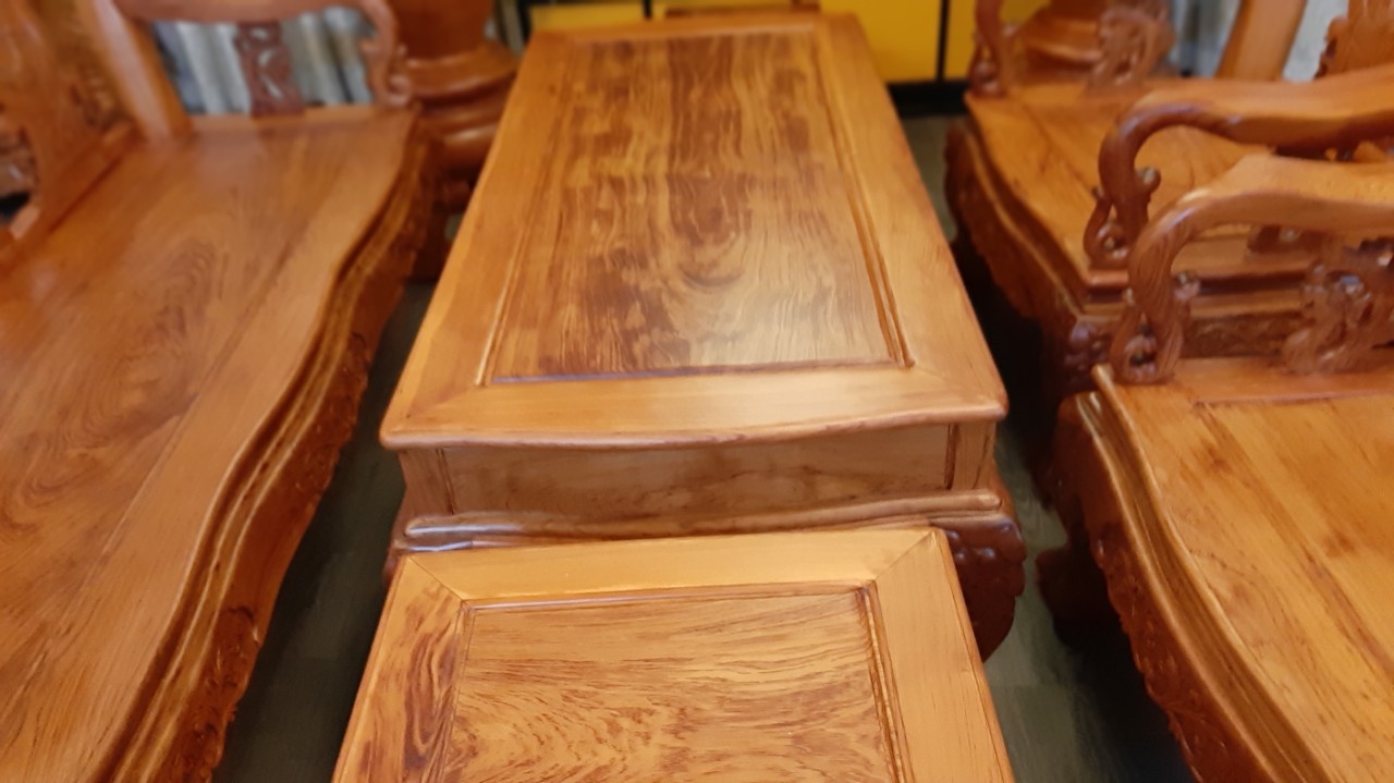 bộ sofa gỗ hương đá