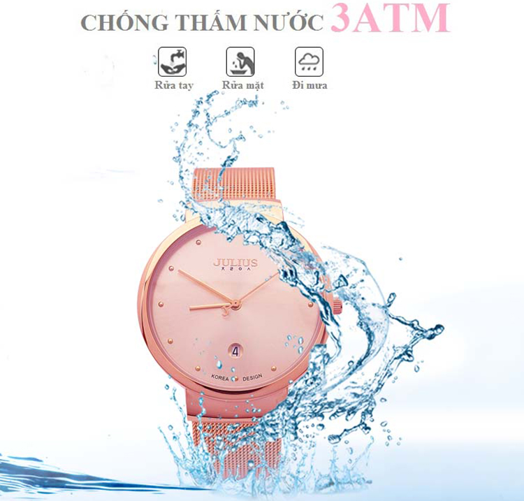 Đồng Hồ Cặp Dây Thép Julius JA-426F