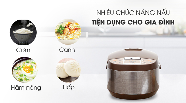Nồi Cơm Điện Tử Comfee 1.8 lít CR-FD1820C - Hàng Chính Hãng