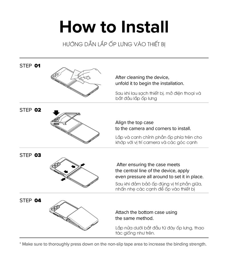 Ốp lưng dành cho Samsung Galaxy Z Flip 5 RINGKE Slim - Hàng Chính Hãng