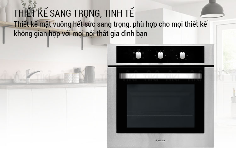Lò Nướng Âm Tủ Malloca MOV-575 ECO Tiết Kiệm Điện (57 Lít)