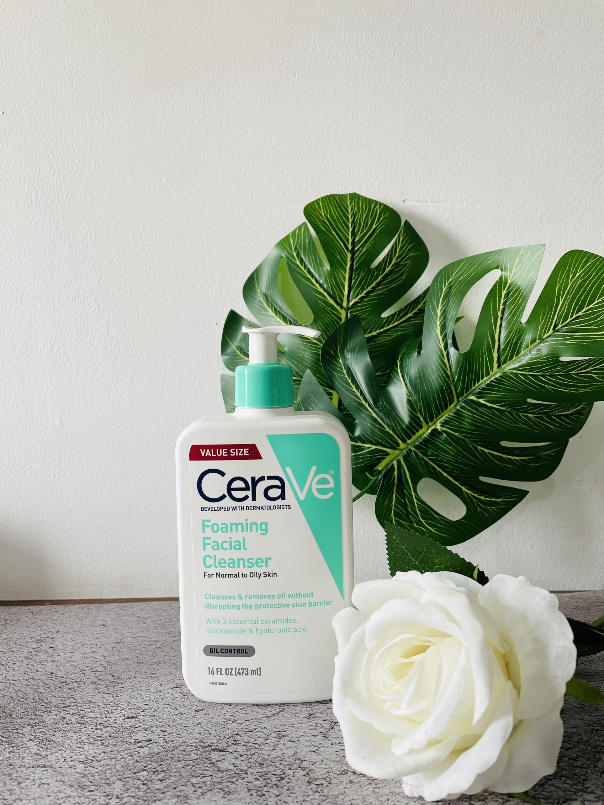 Sữa Rửa Mặt Dịu Nhẹ Cho Da Thường Đến Da Dầu Cerave Foaming Facial Cleanser 355ml - 473ml Hàng Nhập Mỹ