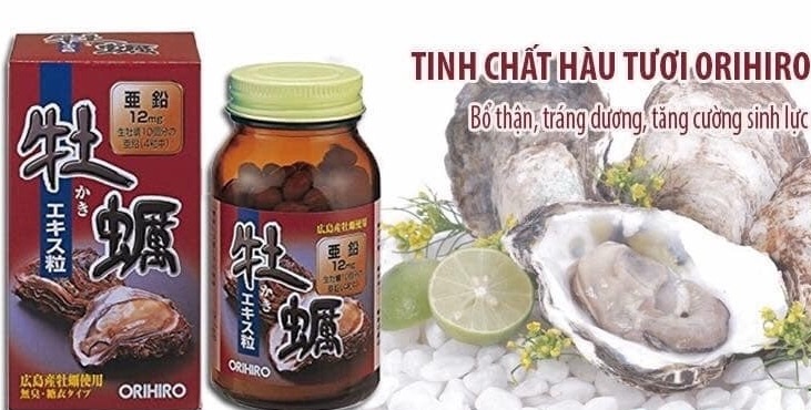 Combo 2 hộp Tinh chất Hàu tươi Orihiro Nhật Bản bồi bổ sinh lực nam giới