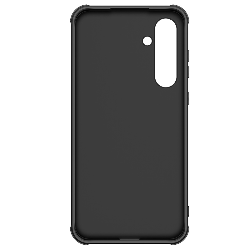Ốp lưng sần chống sốc cho Samsung Galaxy A55 5G mặt lưng nhám hiệu Nillkin Super Frosted Shield Pro cho mặt lưng nhám chống trơn trượt tay, khả năng chống sốc cực tốt, chất liệu cao cấp - Hàng chính hãng