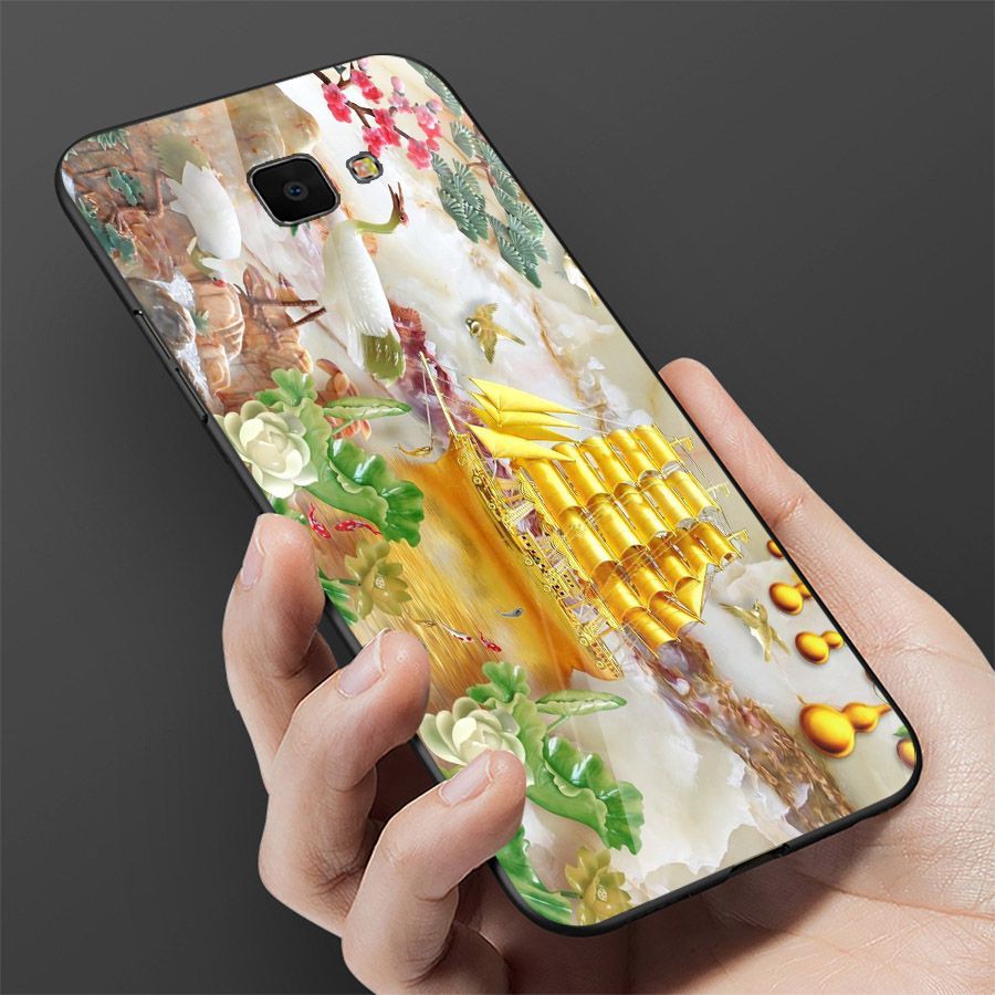 Ốp điện thoại kính cường lực cho máy Samsung Galaxy A70 - thuận buồm xuôi gió MS 2TBXG012