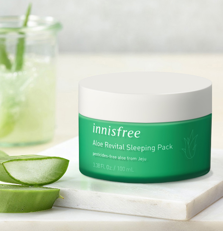 Mặt Nạ Ngủ Dưỡng Ẩm Nha Đam Innisfree Aloe Revital Sleeping Pack 100ml - 131170176