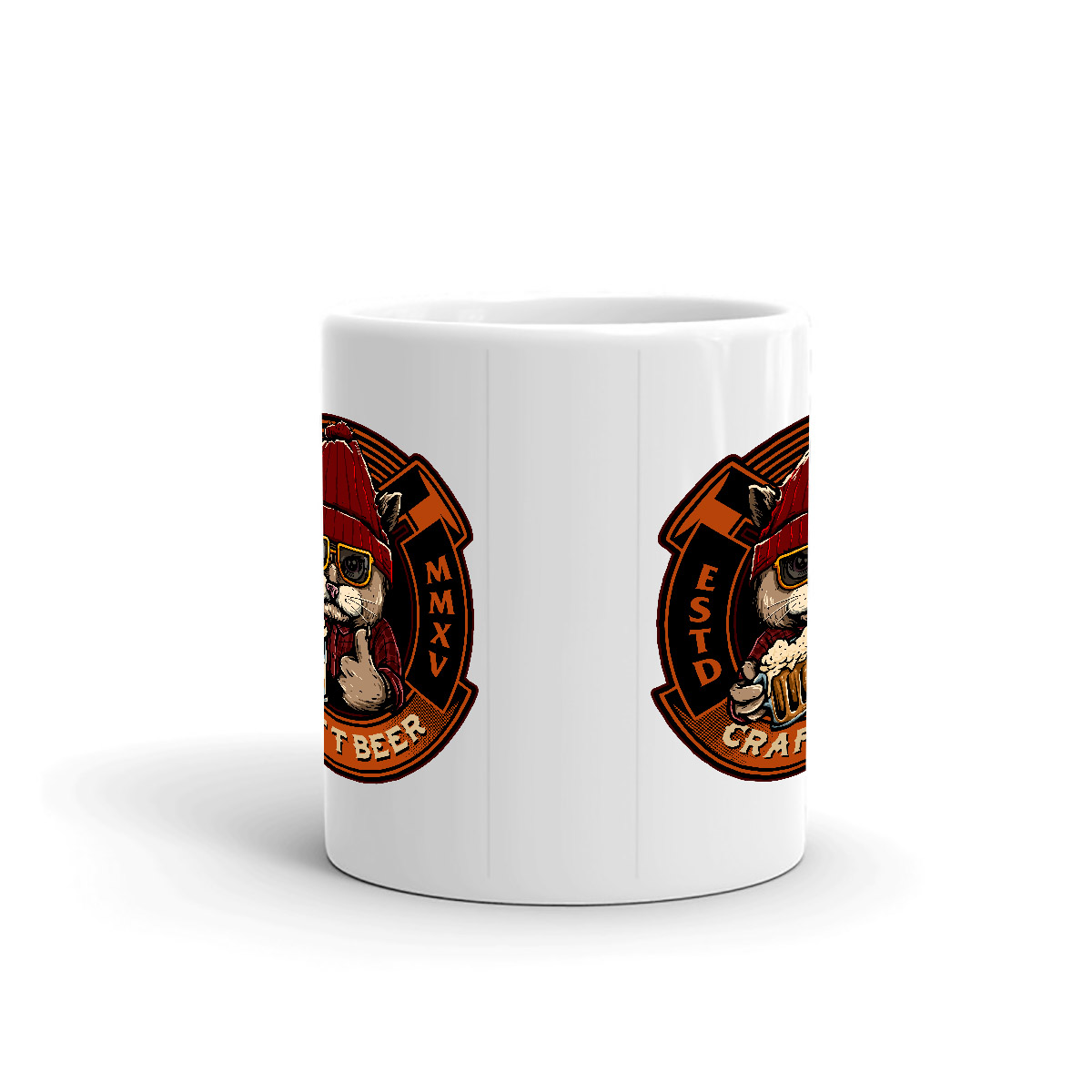 Cốc Sứ Cao Cấp In Hình Uống bia - ADHDA001