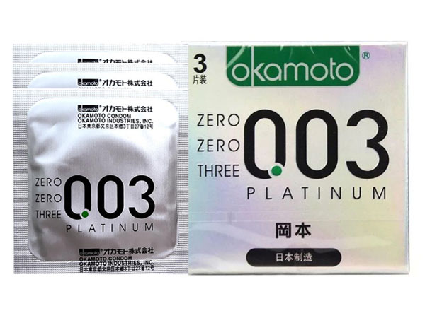 Bcs Okamoto Zero Zero Three 0.03 Platinum