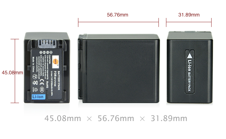 Bộ Pin Và Sạc DST Cho Máy Ảnh Sony FDR-AXP55 DEV-50 NP-FV100