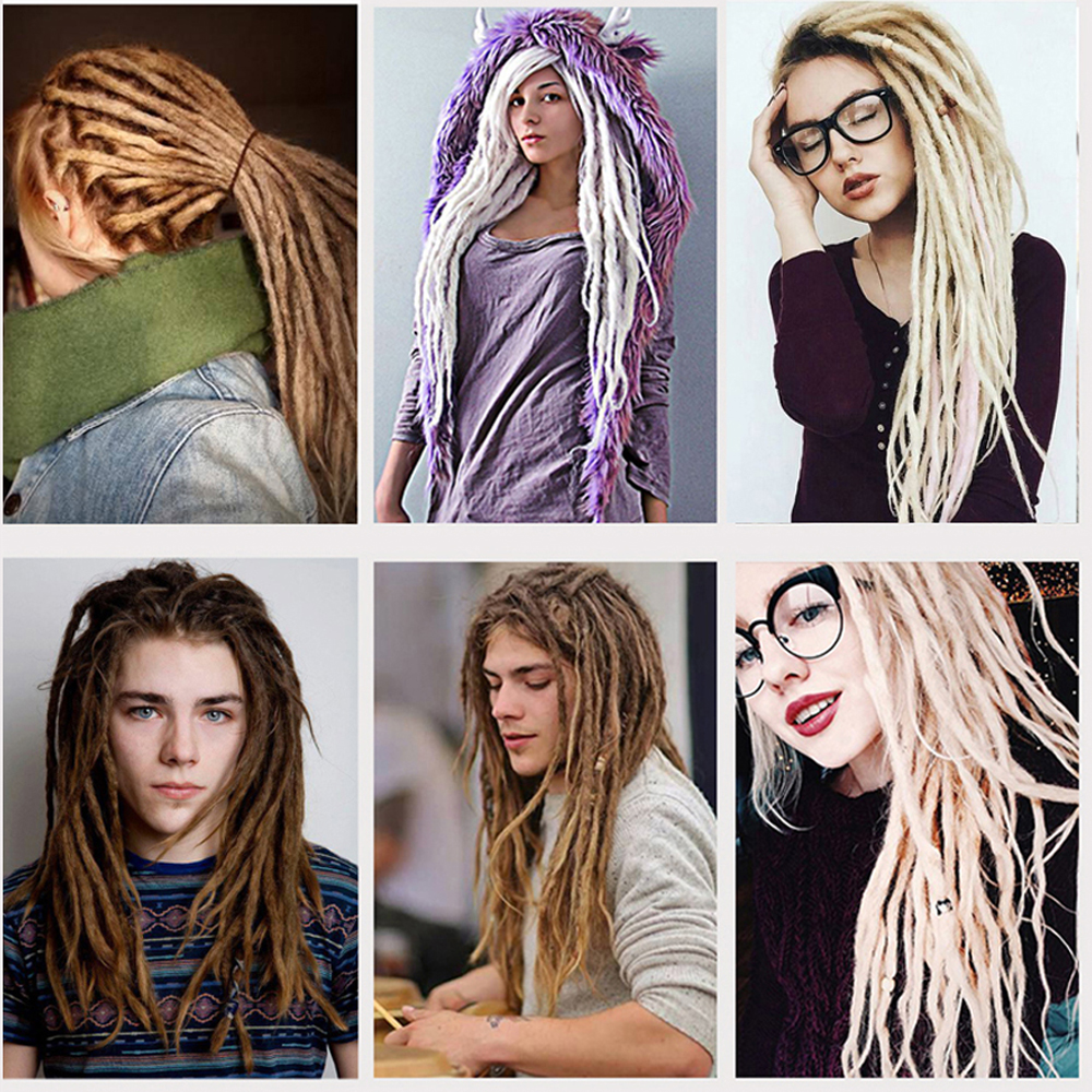 10 Sợi Tóc Bện Cá Tính Dreadlocks #24 (25 x 9 x 8cm)