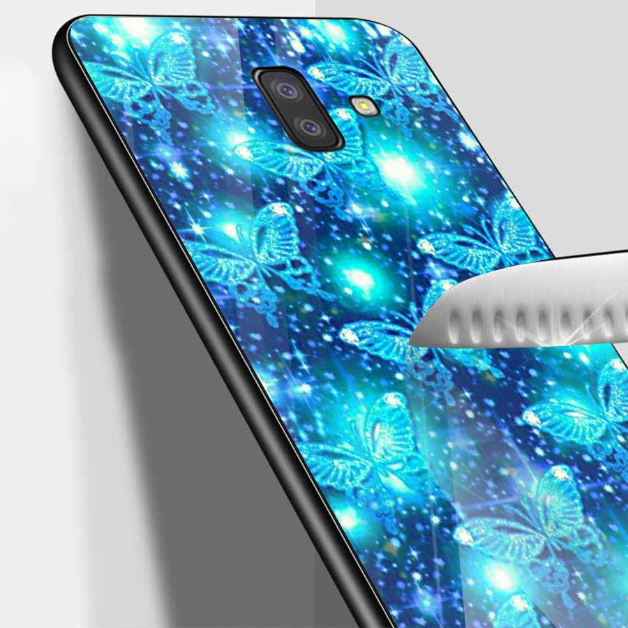 Ốp kính cường lực cho điện thoại Samsung Galaxy J4 - J6 - J6 PLUS - J6 PRIME - J8 - bướm đẹp MS ANH076