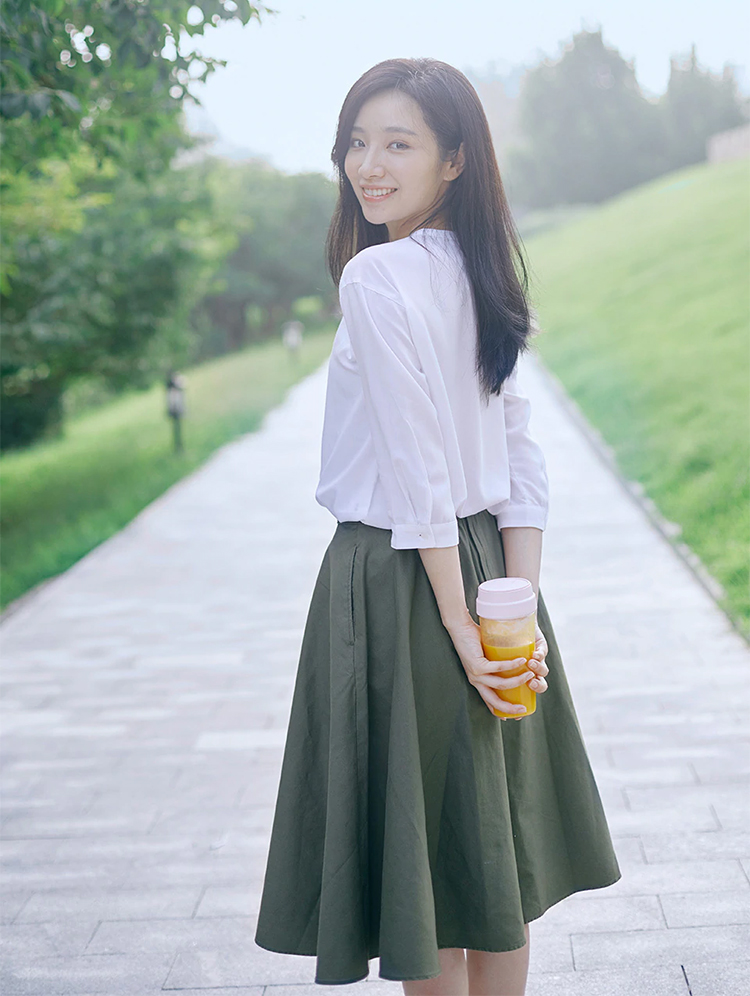 Xiaomi 17PIN Star Fruit Cup Portable Juicer 400ML Fruit Cup Magnetic charging 30 Seconds Of Quick Juice Suitable For - Pink