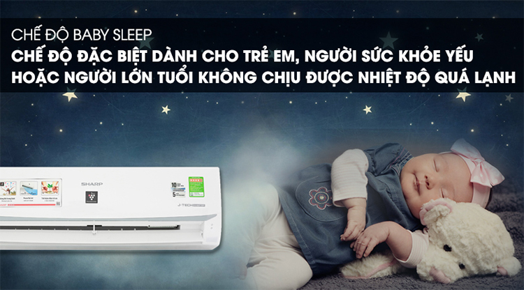 Máy Lạnh Inverter Sharp AH-XP10WMW (1.0HP)