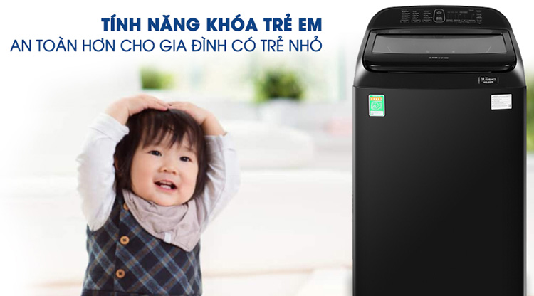 Máy Giặt Samsung Inverter 12 Kg WA12T5360BV/SV - Chỉ Giao Hà Nội