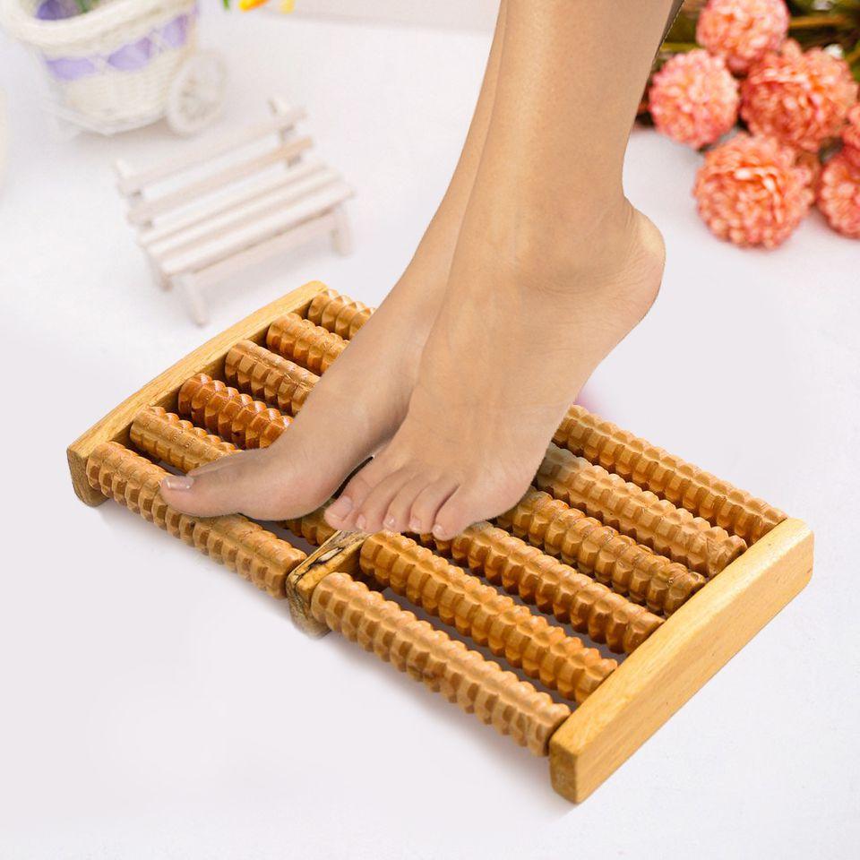 Bàn Lăn Massage Chân Bằng Gỗ 5 Hàng, 6 Hàng, 7 Hàng, 8 Hàng Giúp Lưu Thông Kinh Mạch, Cải Thiện Giấc Ngủ, Bảo Vệ Sức Khỏe – Bàn Lăn Chân Gỗ Cho Văn Phòng, Gia Đình