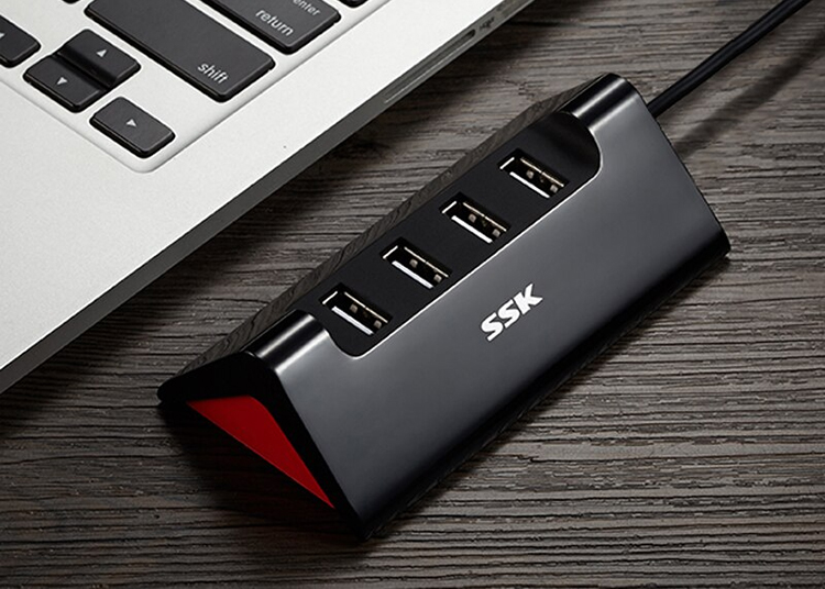 Hub Chia Cổng USB 3.0 Từ 1 Ra 4 SSK SHU835 - Hàng Nhập Khẩu