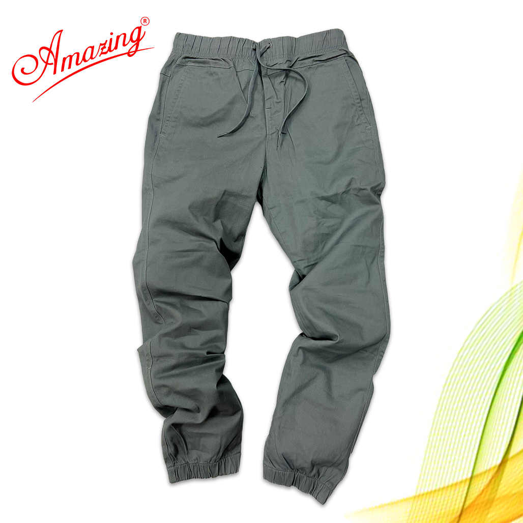 Quần jogger kaki nam cao cấp Amazing, sắc màu trẻ trung, phong cách thể thao cá tính, gấu quần bo chun, có big size