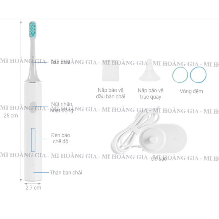 Bàn Chải Đánh Răng Điện Mi T300 Sonic Electric Toothbrush