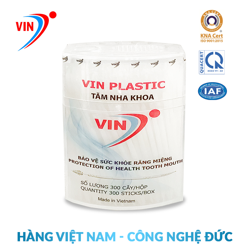 Tăm nhựa nha khoa CHÍNH HÃNG VINON (hộp 300 cây)