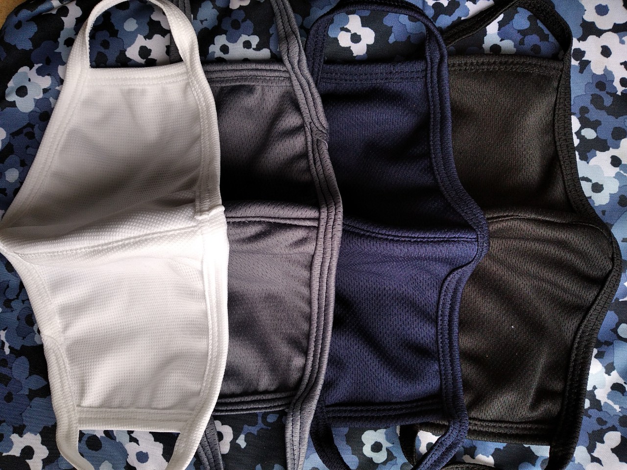 Combo 10 cái Khẩu Trang Vải 3 Lớp Màu Xanh Navy
