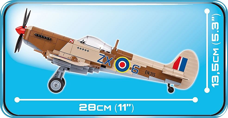 Đồ Chơi Lắp Ráp Máy Bay Tiêm Kích Mk. IX COBI - 5525