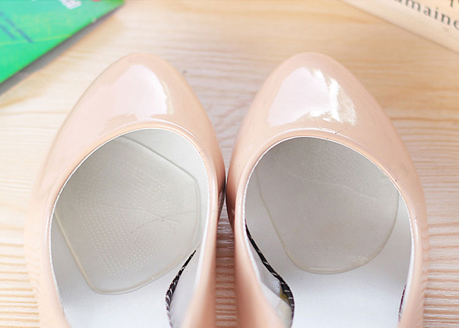 Combo 2 Bộ Miếng Lót Mũi Giày Êm Chân Silicon (Trong Suốt, 4 Miếng Đệm)