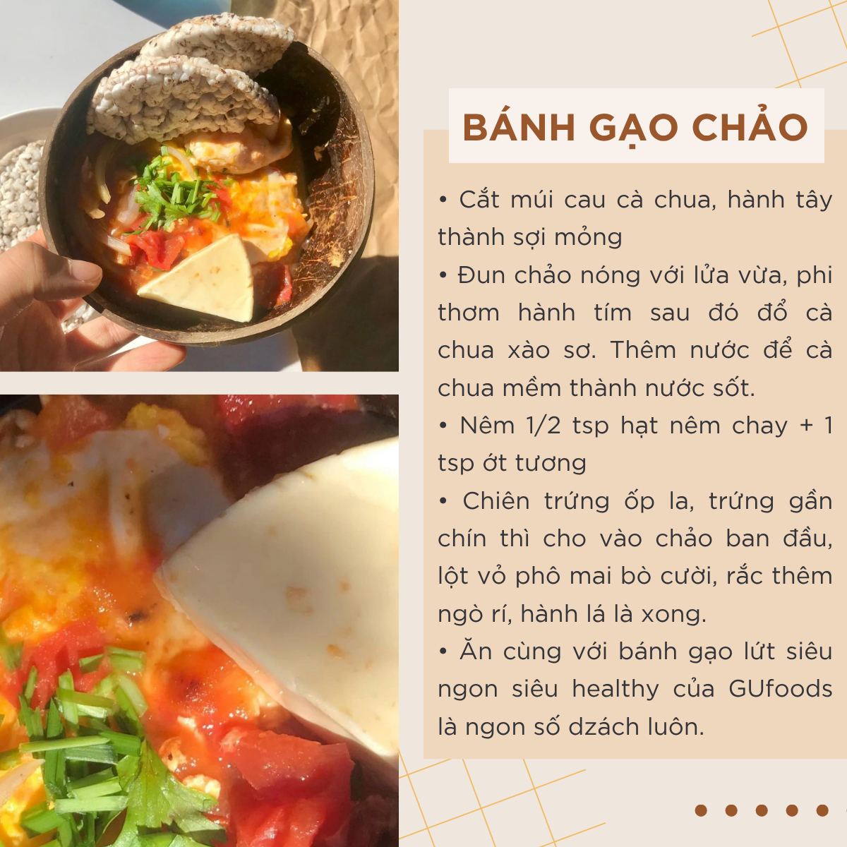Bánh gạo lứt GUfoods - Không chiên dầu, Không đường, Từ gạo và ngũ cốc nguyên hạt, Lành mạnh, Phù hợp Eat clean, Ăn vặt healthy, Thực dưỡng, Tập gym, Thuần chay, Đa dạng hương vị (túi 300g = 30 bánh)