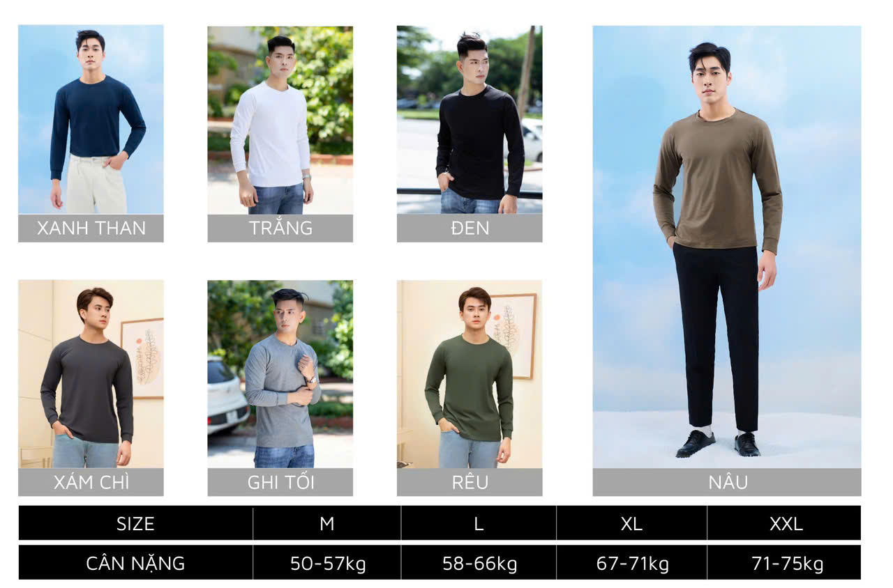 Áo Giữ Nhiệt Cổ Thấp Cho Nam Laroma | Giữ Ấm - Vải Thơm - Nano Bạc - Co Dãn
