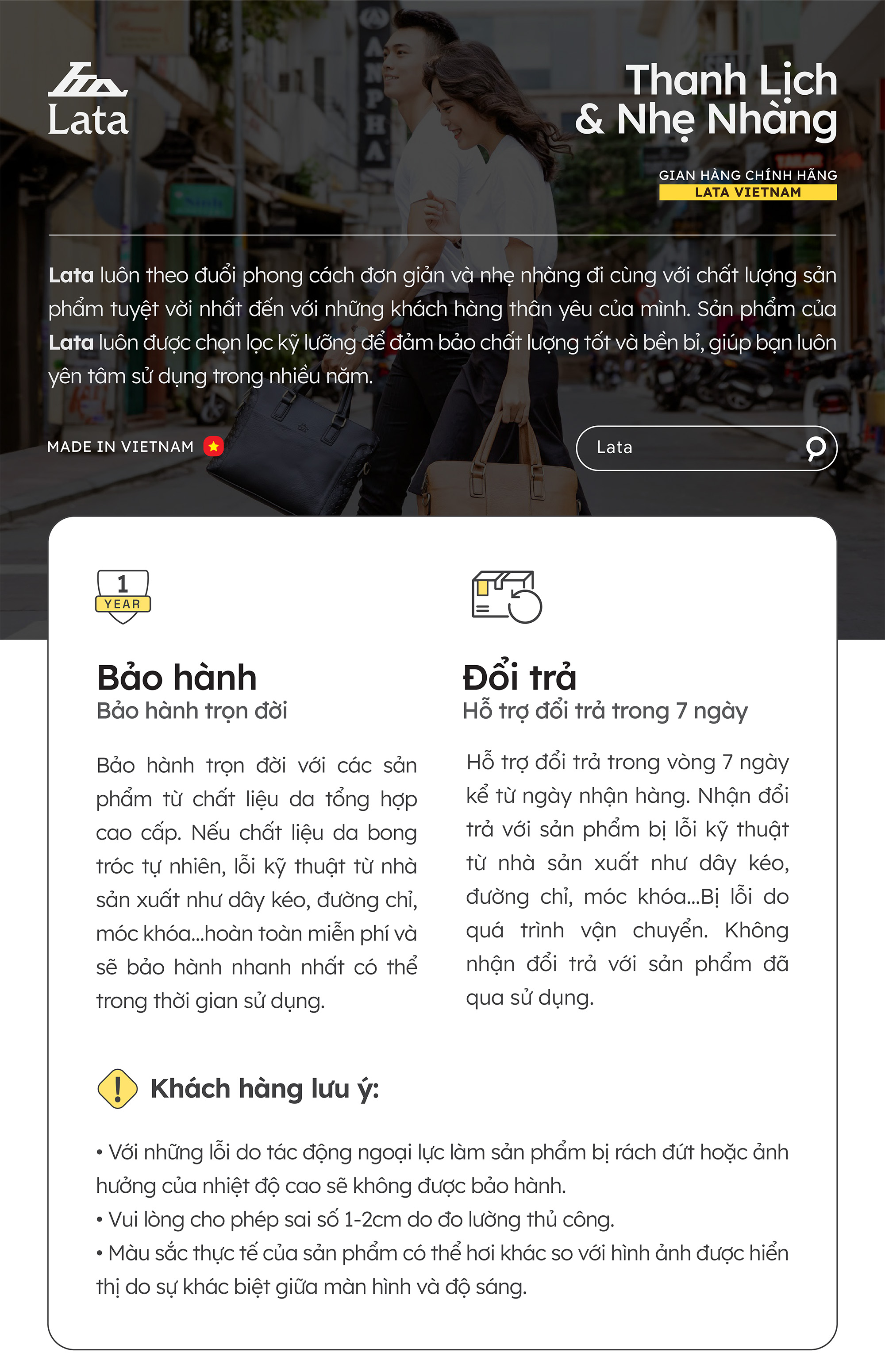 Túi Lata ( Thời trang nữ đơn giản - Túi đeo chéo da HN105 )