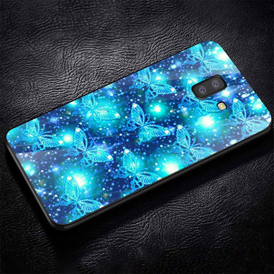 Ốp kính cường lực cho điện thoại Samsung Galaxy J4 - J6 - J6 PLUS - J6 PRIME - J8 - bướm đẹp MS ANH076