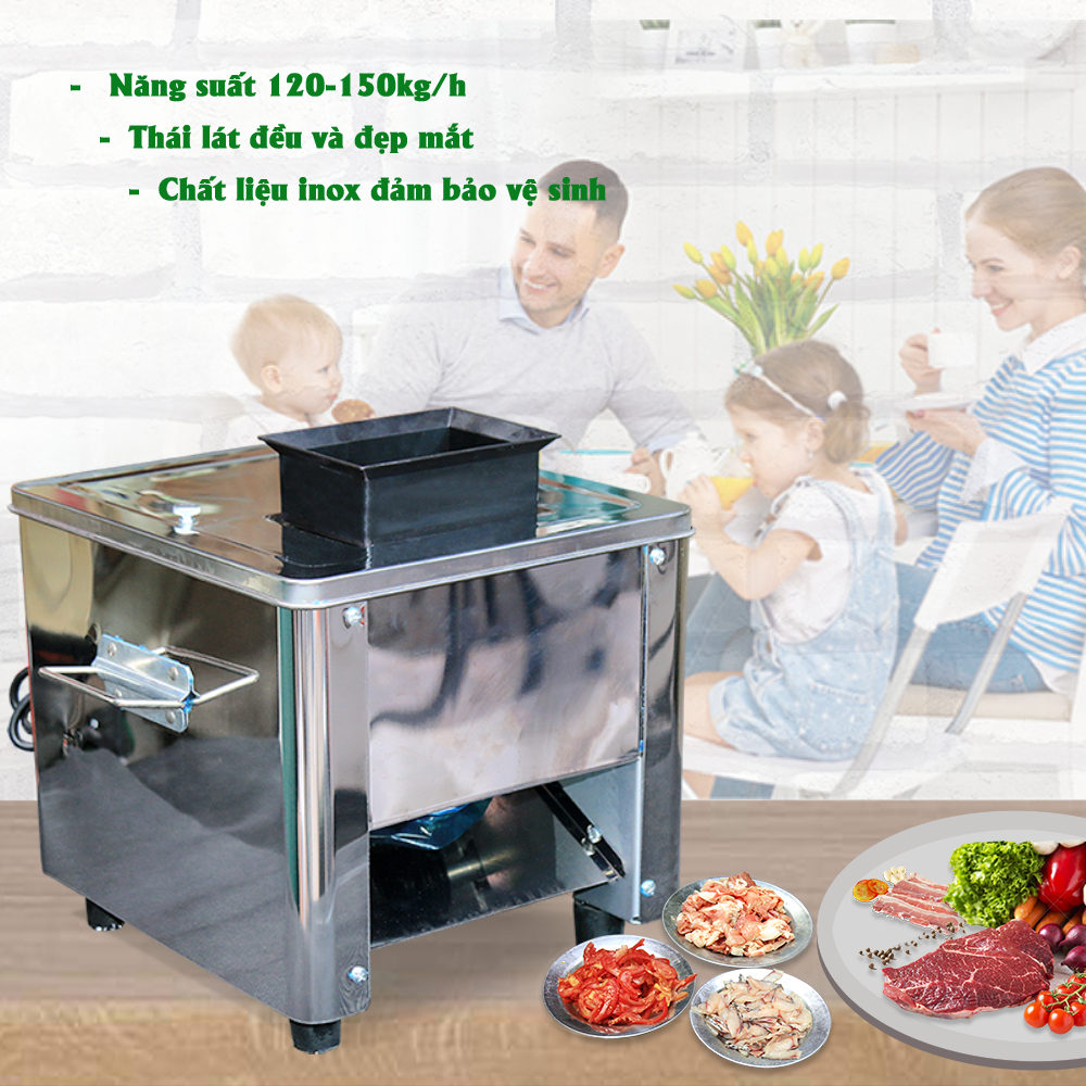 Cửa nạp của máy thái thịt đa năng 1 cửa nạp 3A850W