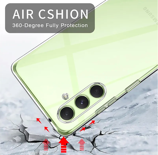 Ốp lưng silicon dẻo trong suốt mỏng 0.6mm cho Samsung Galaxy S25 Fe , S24 FE , S23 Fe hiệu Ultra Thin độ trong tuyệt đối chống trầy xước - Hàng nhập khẩu