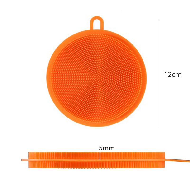 Combo 2 miếng rửa chén silicon đa năng (giao màu ngẫu nhiên) + dưỡng da tay giúp mềm mượt tay (100ml)