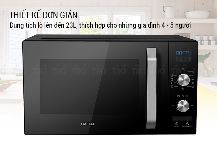 Lò Vi Sóng Có Nướng Hafele HW-F23B (23L) - Hàng chính hãng