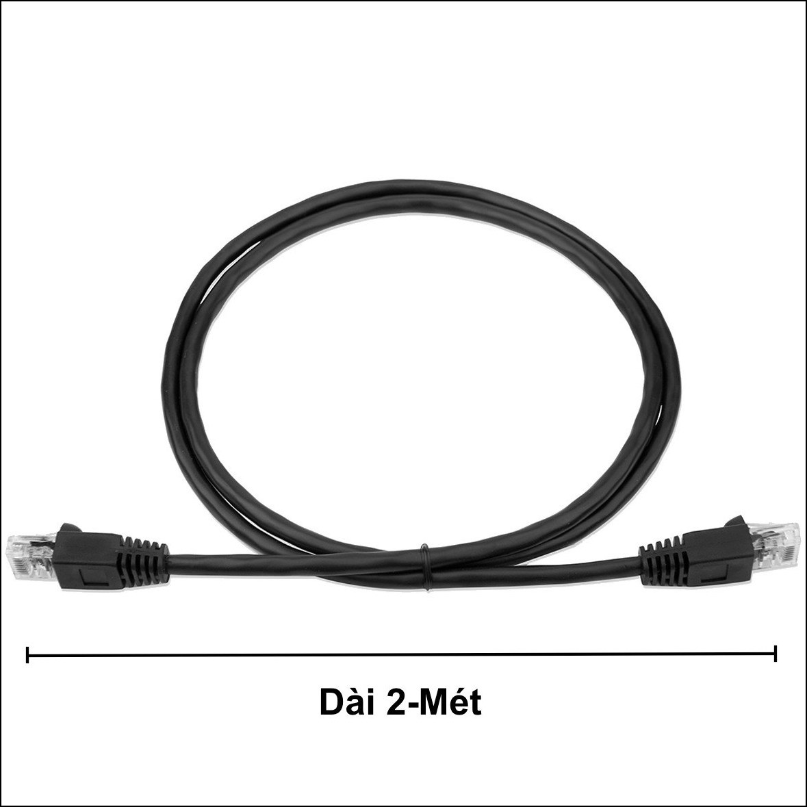 Dây Cáp Mạng Internet CAT6 RJ45 Ethernet MECK (2m)