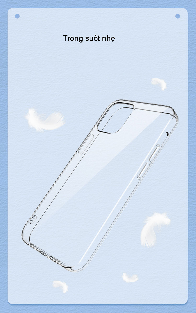 Ốp Lưng Dẻo TPU Trong Suốt Dành Cho Iphone 12/ 12 Pro/ 12Promax/ SE 2020/ iPhone11/ 11Pro/ 11Promax/ X / XS/ XS Max / XR / 7 8 Plus. Hàng Chính Hãng Helios